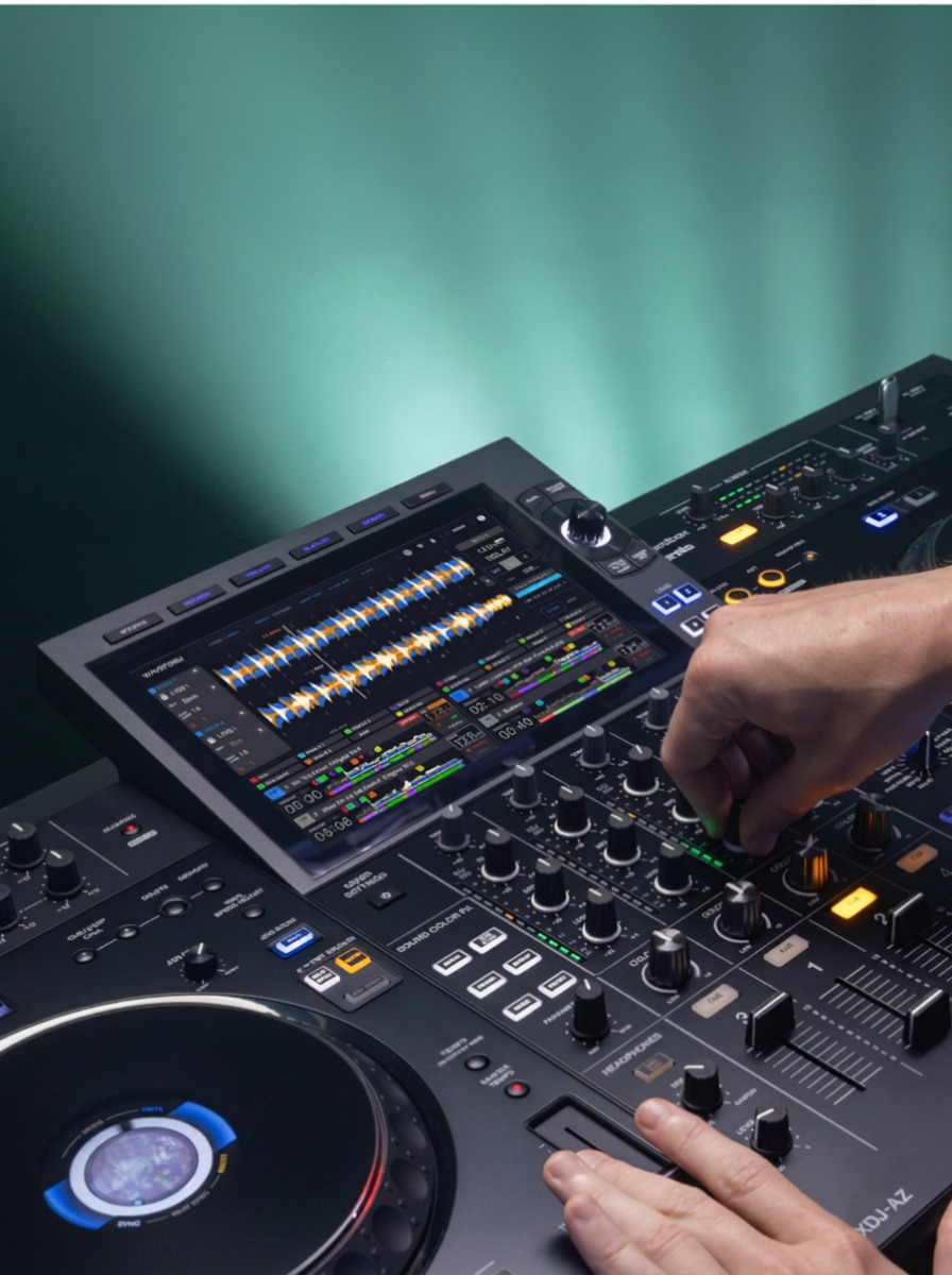 Pioneer DJ equipment in use